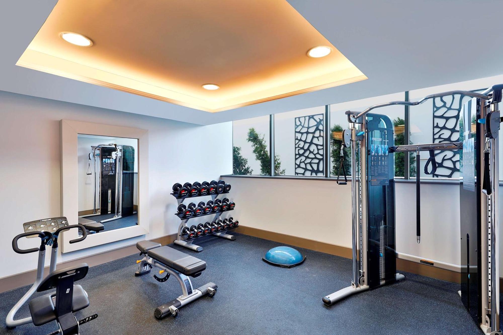 Hilton Tanger City Center Hotel&Residences Eksteriør bilde The gym at the hotel